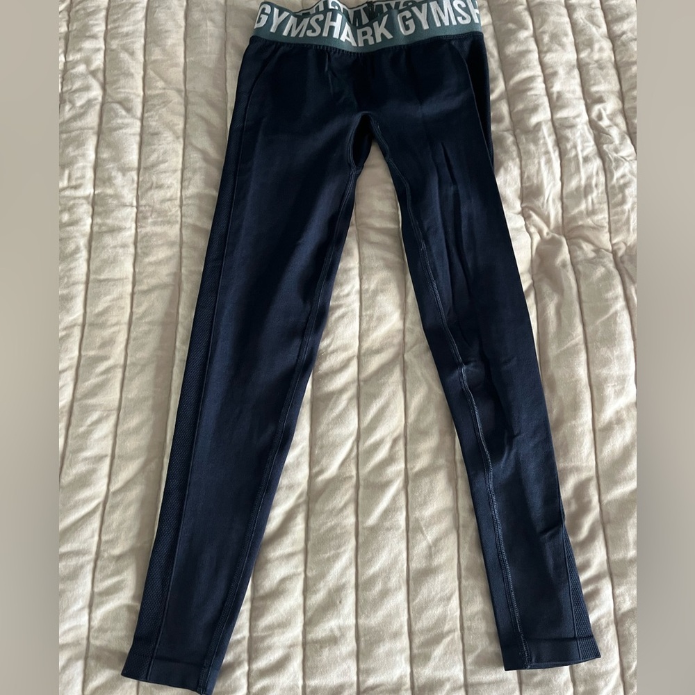 Gym Shark Navy Blue Leggings